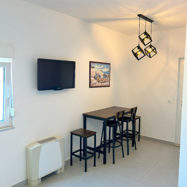 Living room, Villa Perla, Villa Perla in Bratu&scaron; on the Makarska Riviera &ndash; Apartments with a view of the Adriatic Sea Ba&scaron;ka Voda