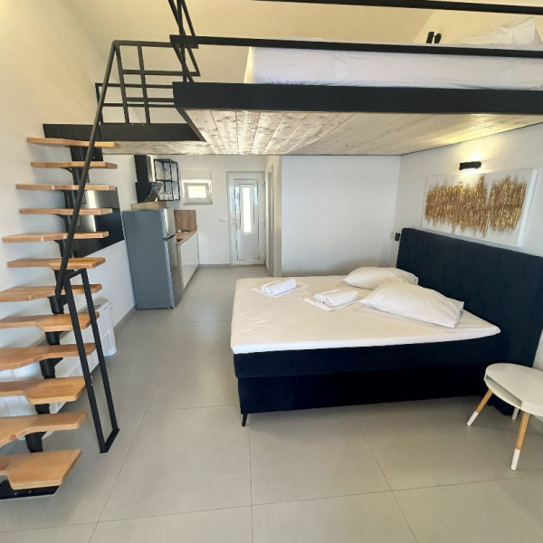 Living room, Villa Perla, Villa Perla in Bratuš on the Makarska Riviera – Apartments with a view of the Adriatic Sea Baška Voda