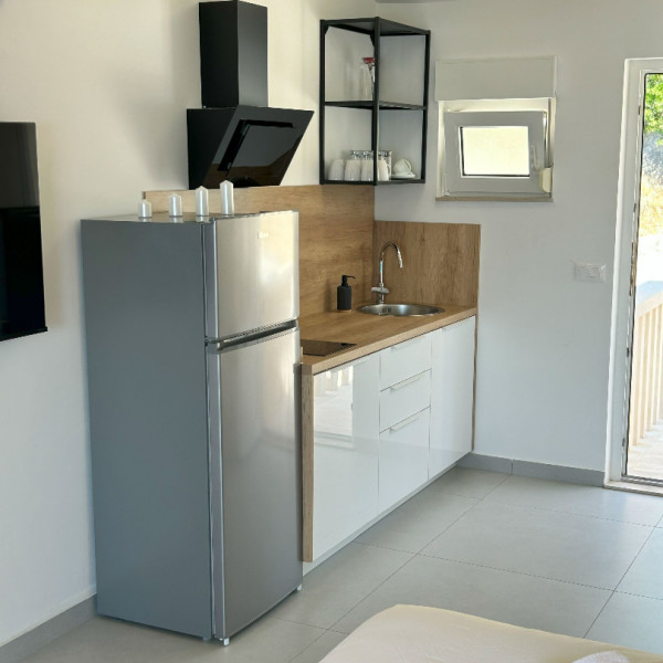 Kitchen, Villa Perla, Villa Perla in Bratuš on the Makarska Riviera – Apartments with a view of the Adriatic Sea Baška Voda