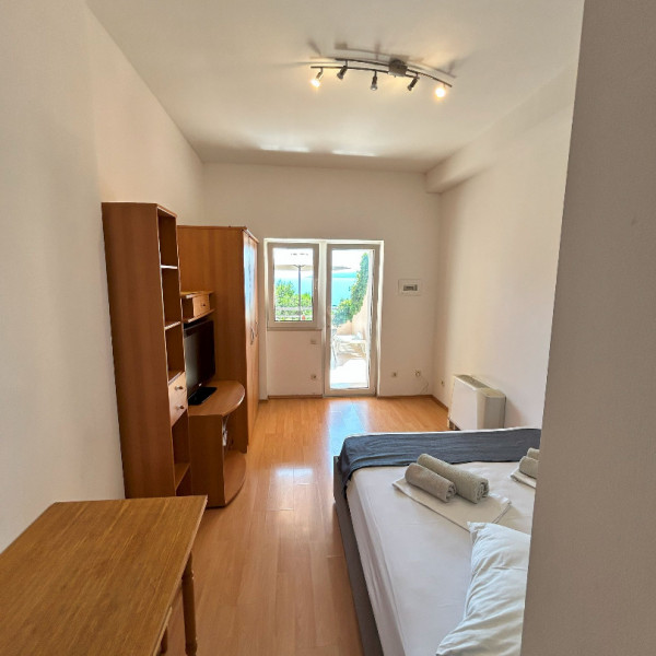 Living room, Villa Perla, Villa Perla in Bratuš on the Makarska Riviera – Apartments with a view of the Adriatic Sea Baška Voda