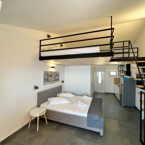 Living room, Villa Perla, Villa Perla in Bratuš on the Makarska Riviera – Apartments with a view of the Adriatic Sea Baška Voda