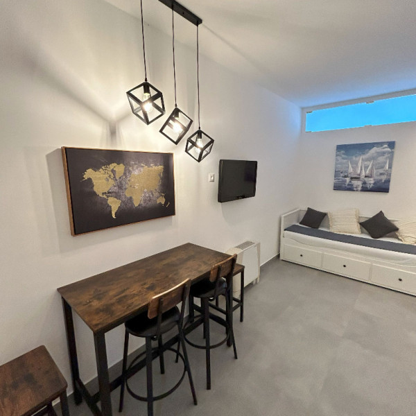 Living room, Villa Perla, Villa Perla in Bratuš on the Makarska Riviera – Apartments with a view of the Adriatic Sea Baška Voda