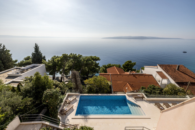 Apartment 2, Villa Perla in Bratu&scaron; on the Makarska Riviera &ndash; Apartments with a view of the Adriatic Sea Ba&scaron;ka Voda